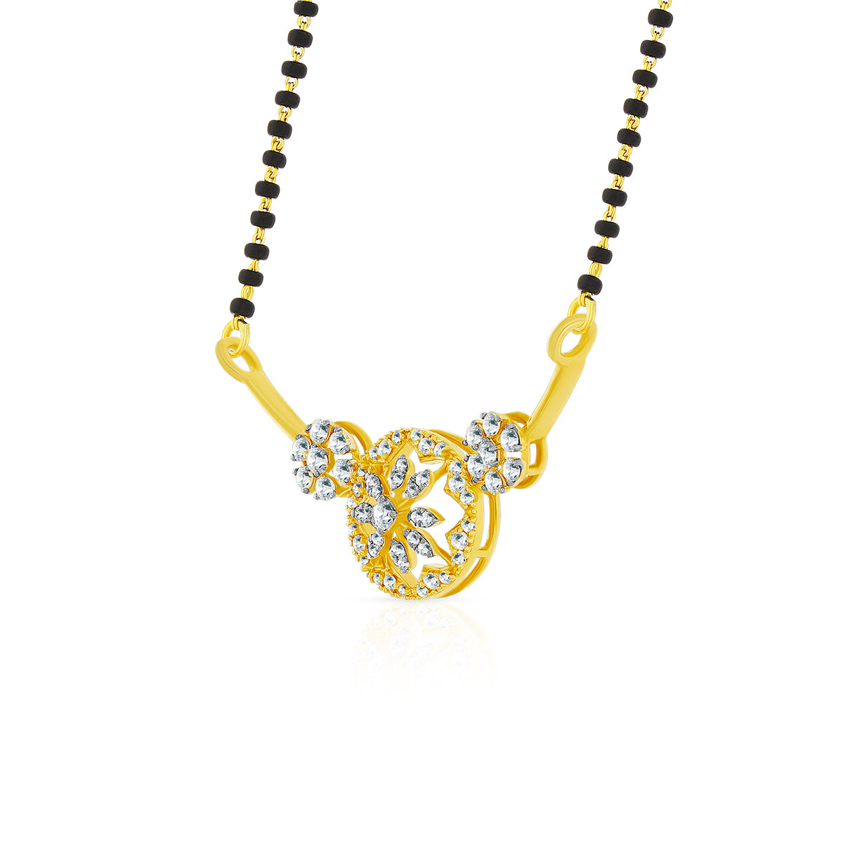 Illuminating Blossom 18K Diamond Short Mangalsutra