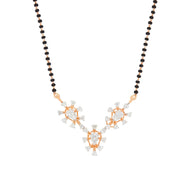 Minimalist 18K Diamond Floral Tanmaniya