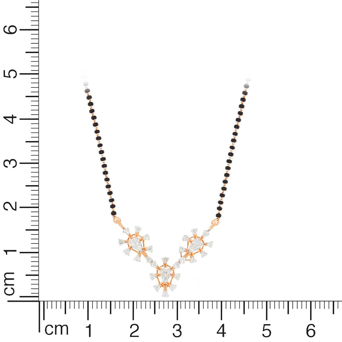 Minimalist Diamond Floral Tanmaniya Pendant