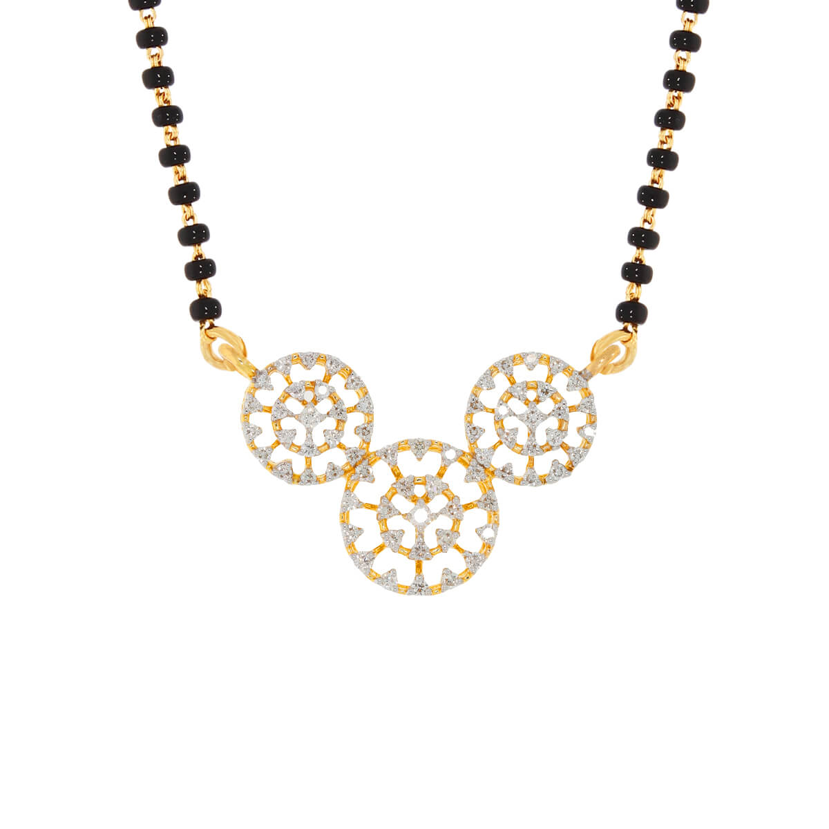 Simply Elegant Diamond Floral Tanmaniya Pendant