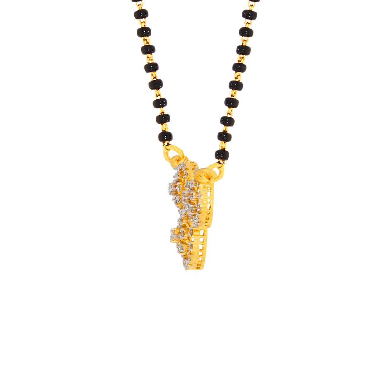 Simply Elegant Diamond Floral Tanmaniya Pendant
