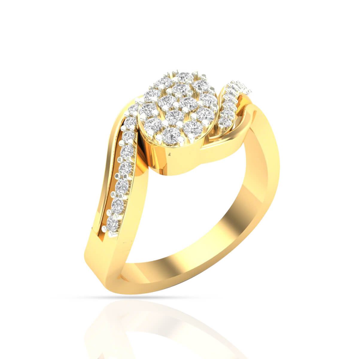 Stylish Radiance Diamond Engagement Ring for Women