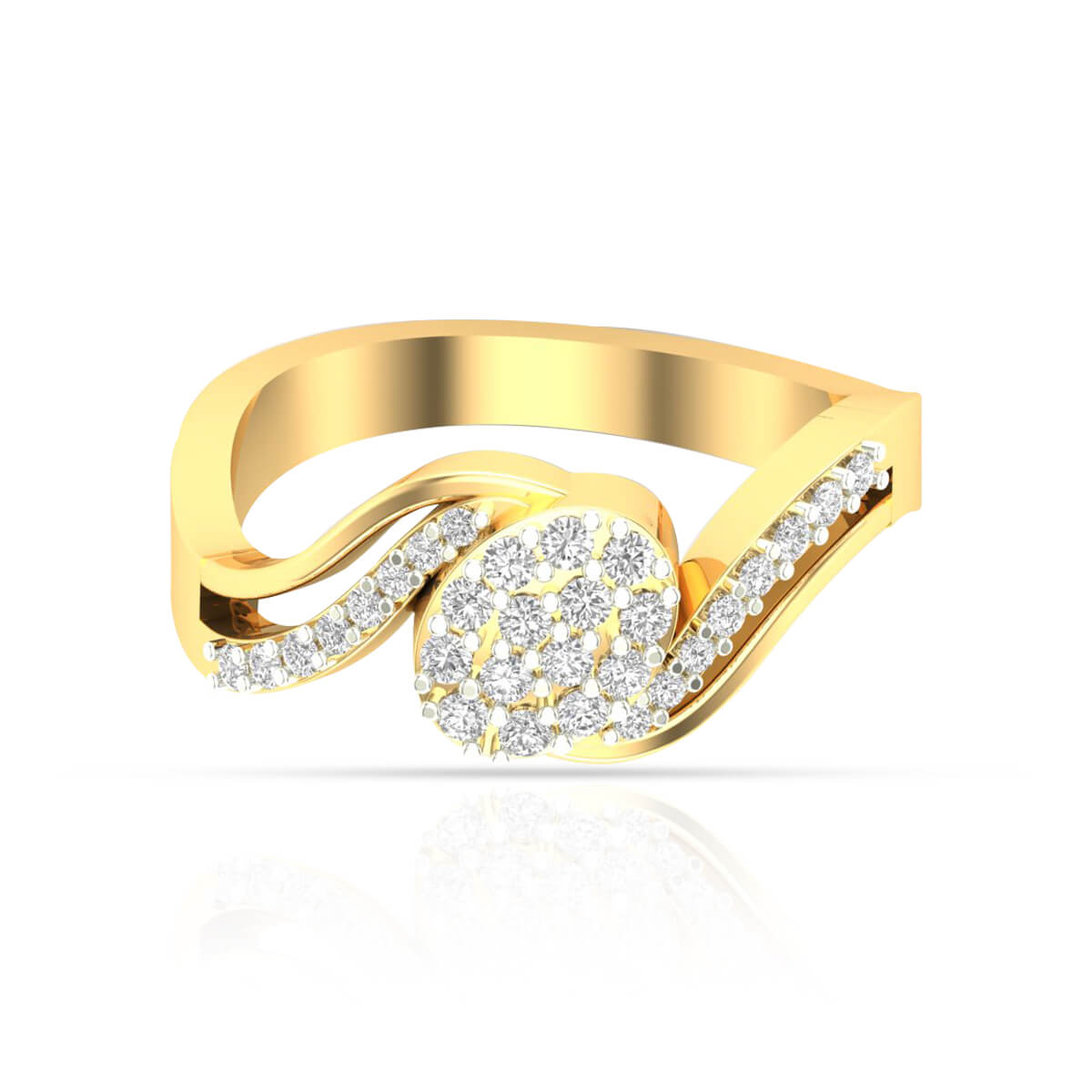 Stylish Radiance Diamond Engagement Ring for Women