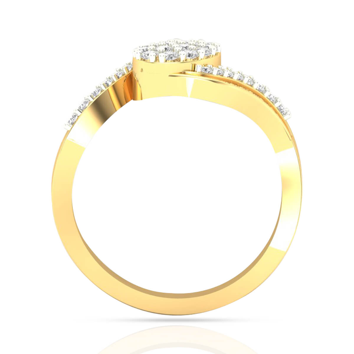 Stylish Radiance Diamond Engagement Ring for Women