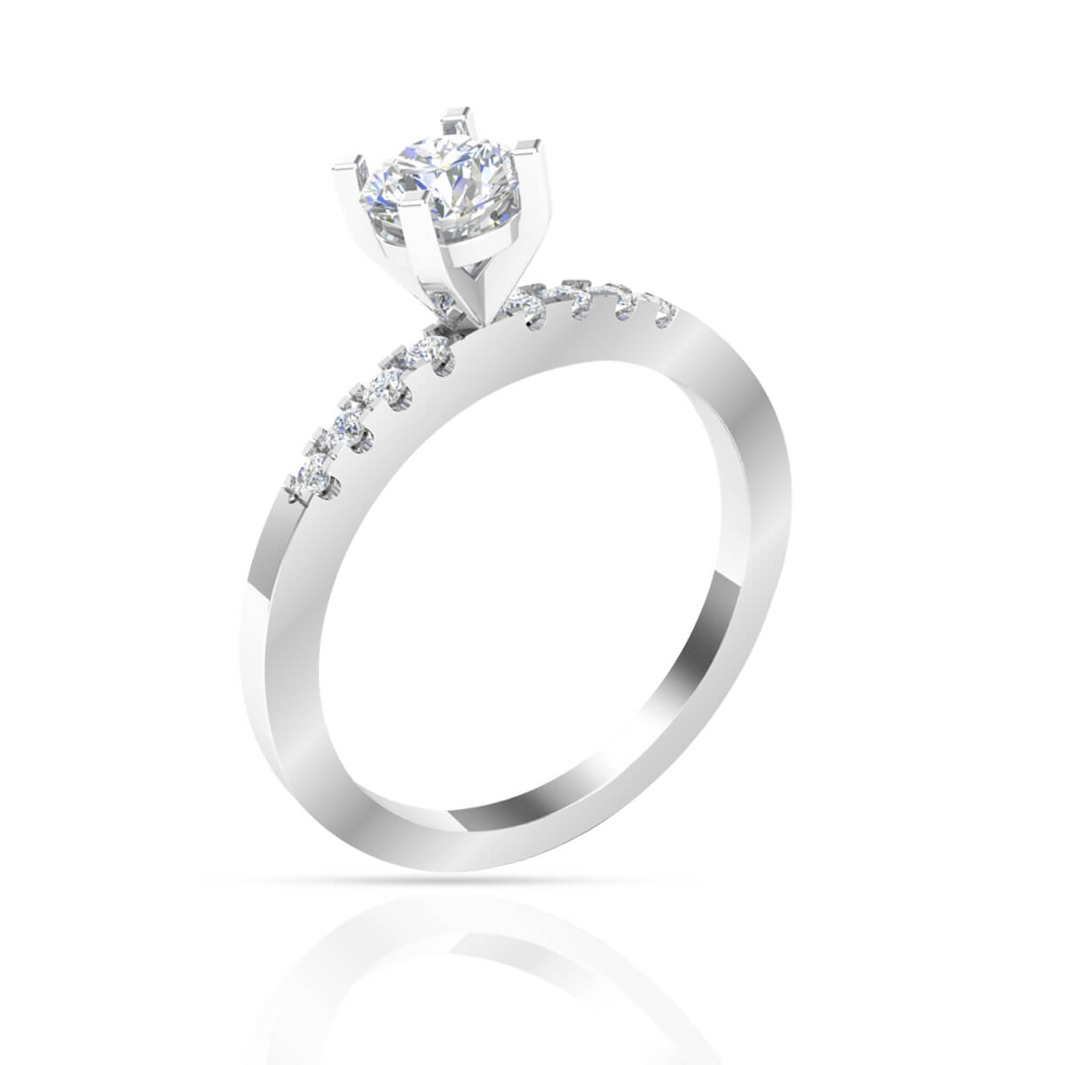 Minimalist Radiance Solitaire Women Ring