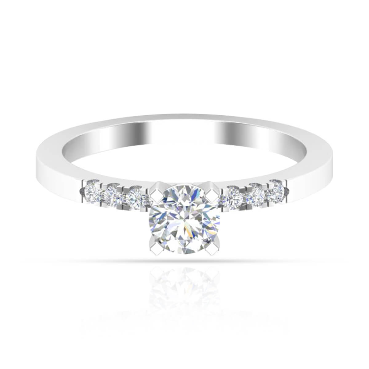 Minimalist Radiance Solitaire Women Ring