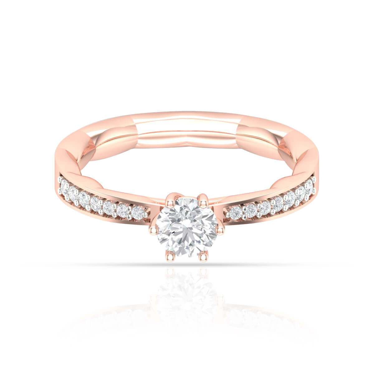Dazzling Grace Solitaire Women Ring