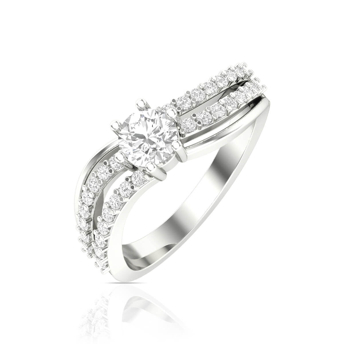 Captivating Spark Diamond Engagement Ring for Women