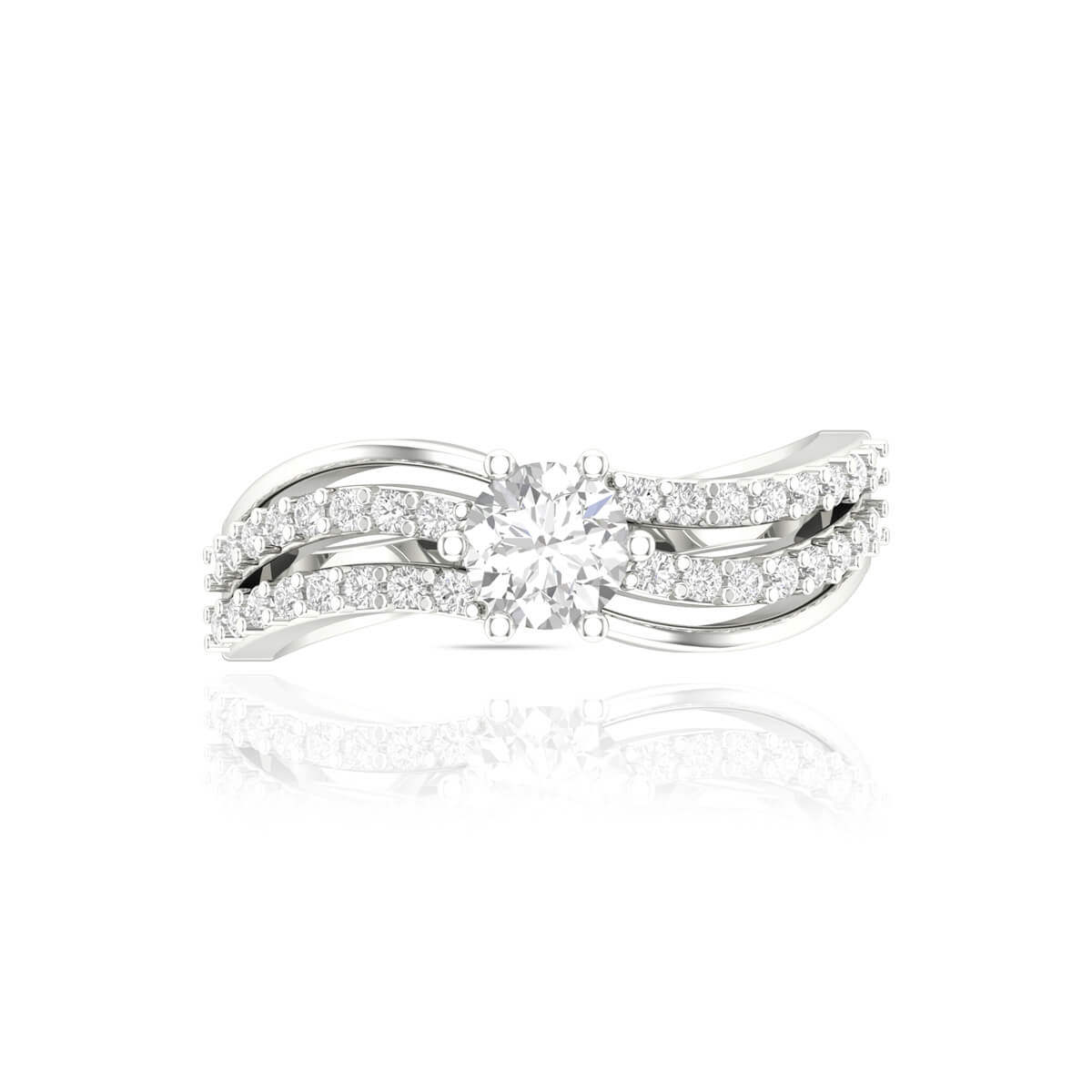 Captivating Spark Diamond Engagement Ring for Women