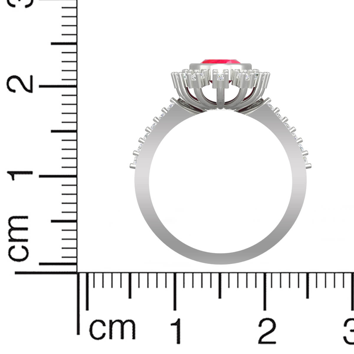 Crimson Boldness Ring for Women