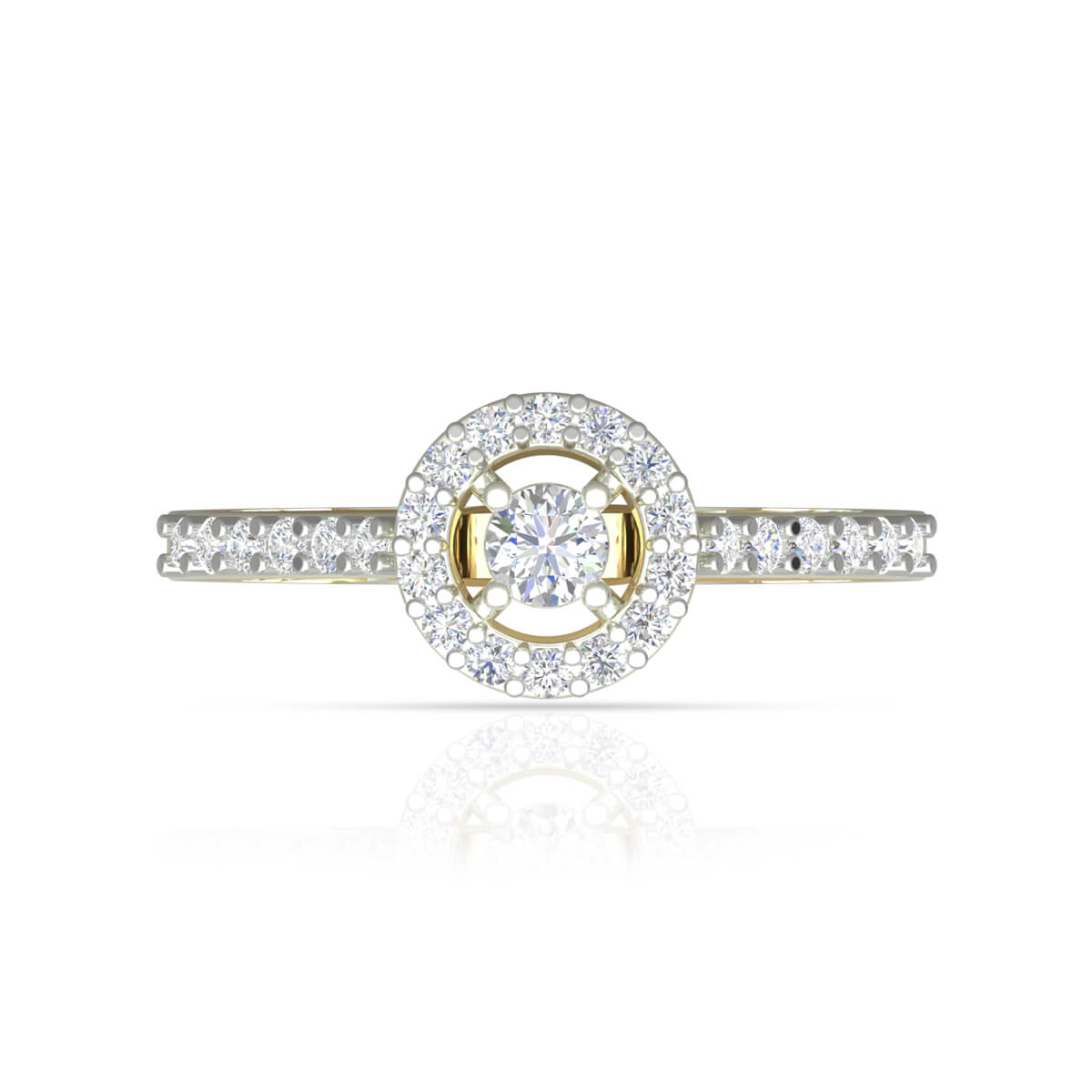 Enchanting Charm Diamond Engagement Ring for Women