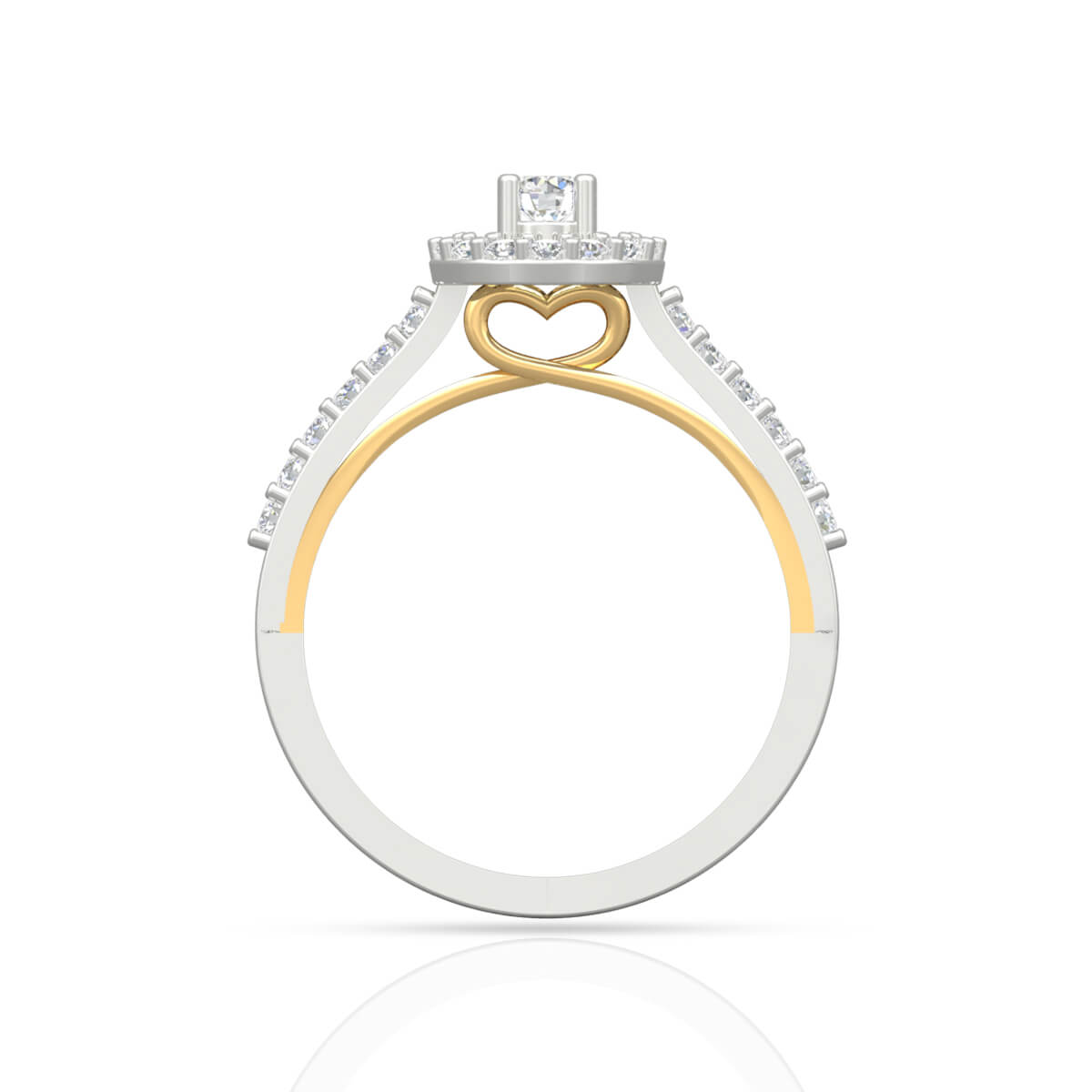 Enchanting Charm Diamond Engagement Ring for Women