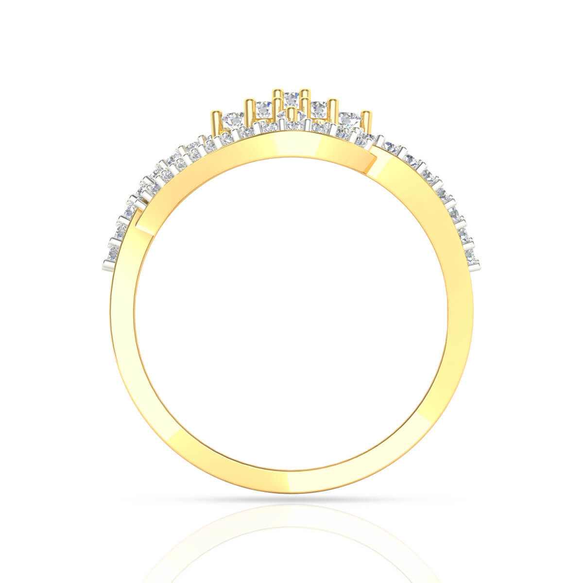 Sparkling Paisleys Ring for Women