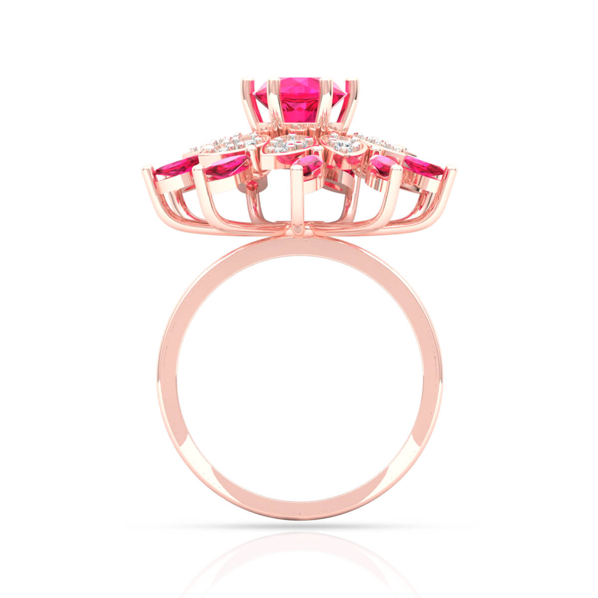 Scarlet Elegance Ring for Women
