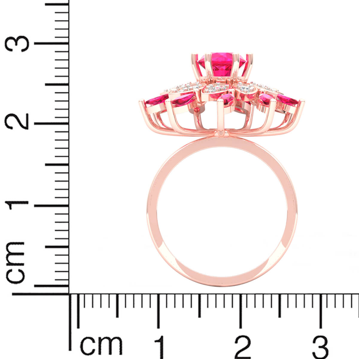 Scarlet Elegance Ring for Women
