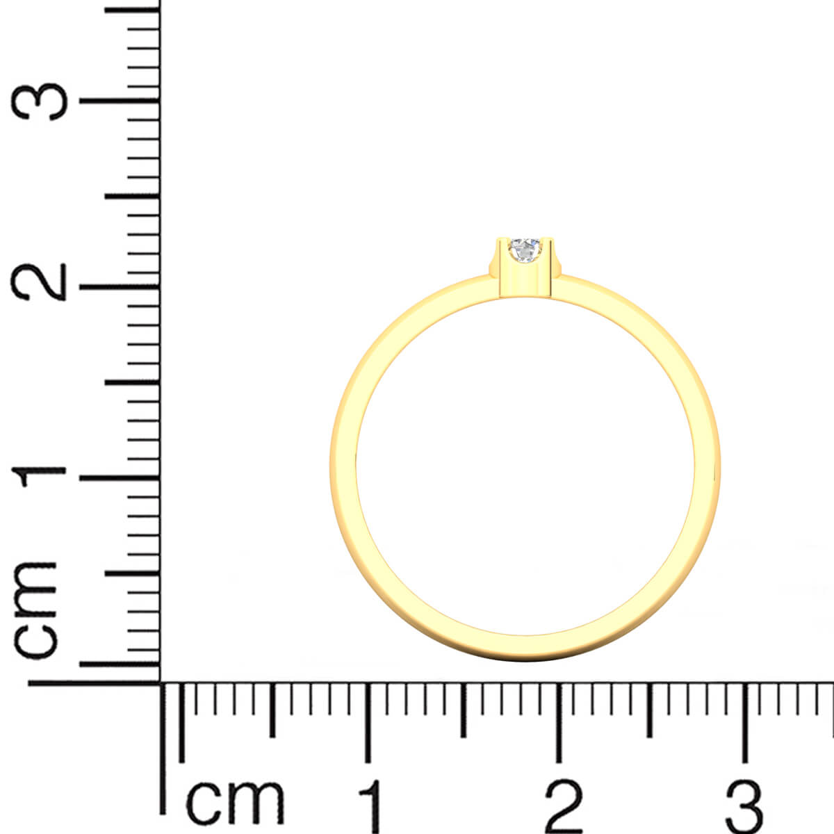 Pure Grace Solitaire Women Ring