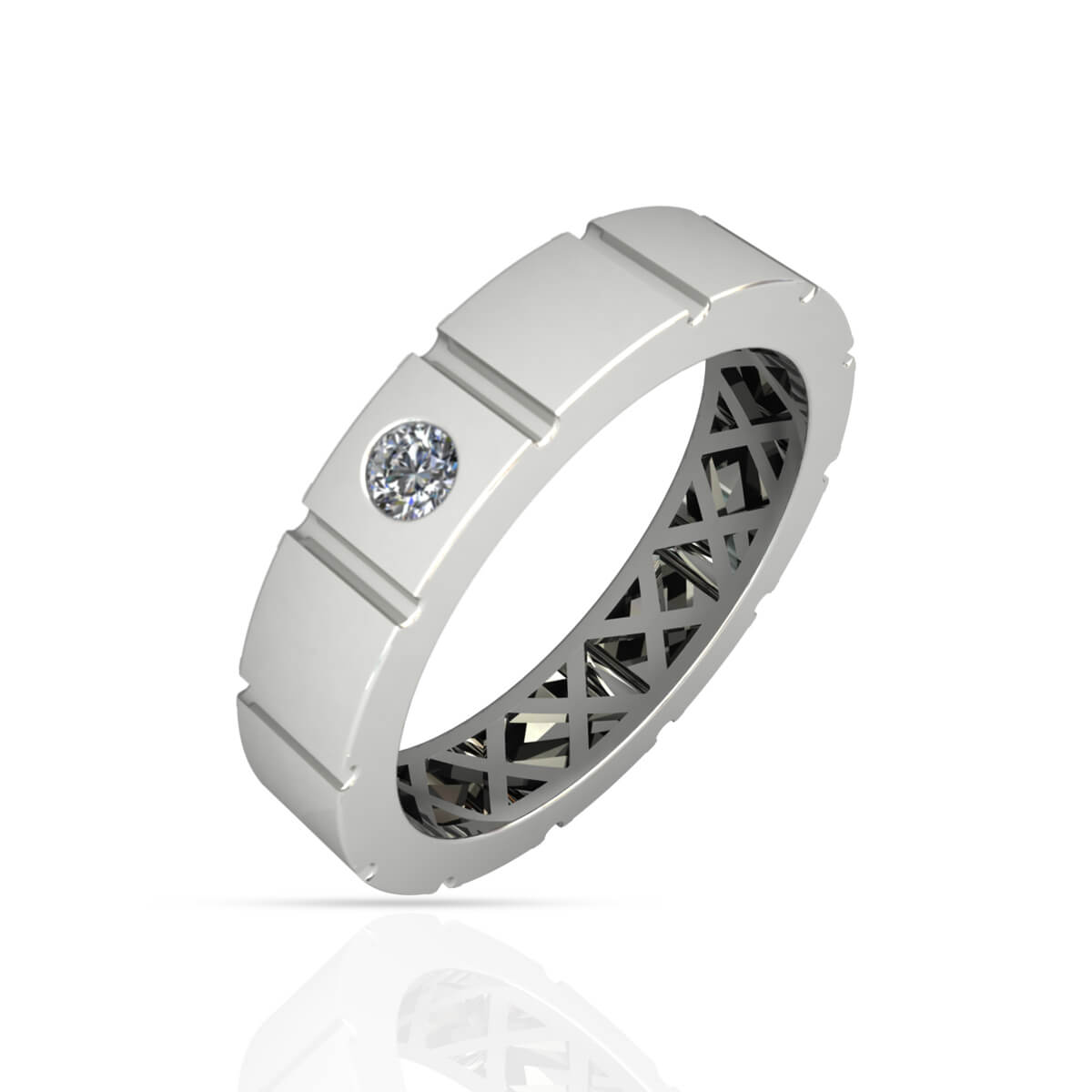 Bold Shine Solitaire Women Ring