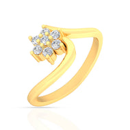 Radiant Stylish Star Diamond Ring for Women