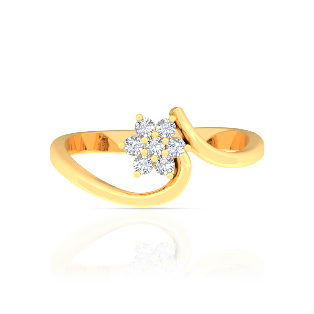 Radiant Stylish Star Diamond Ring for Women