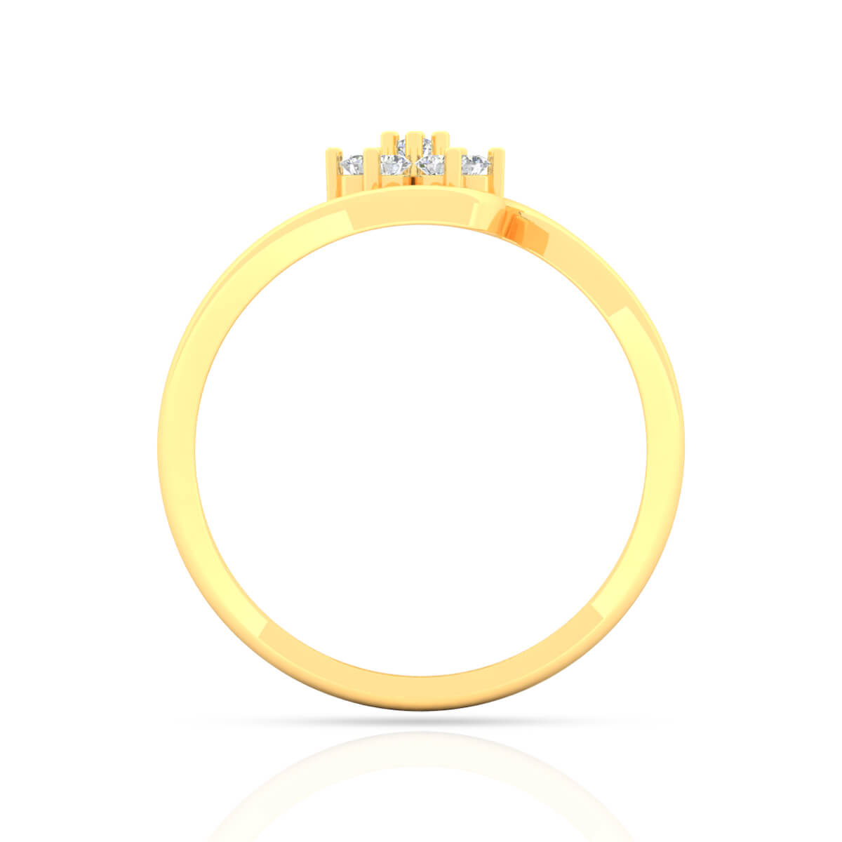 Radiant Stylish Star Diamond Ring for Women