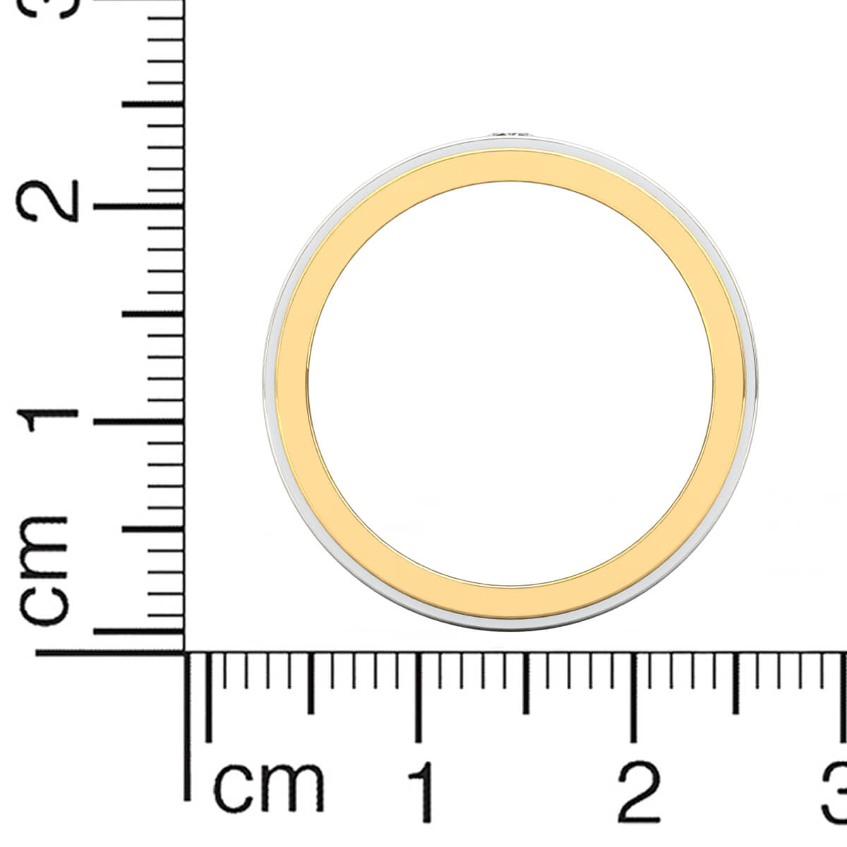 Orbicular Elegance Diamond Ring for Men 18K