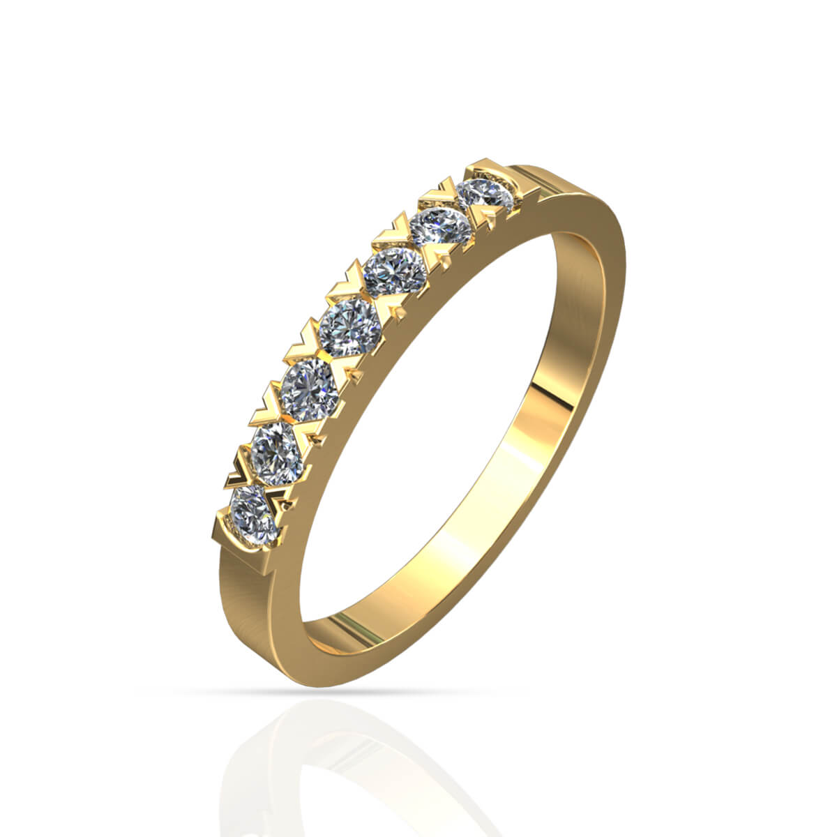 Simple Charm Diamond Ring for Women