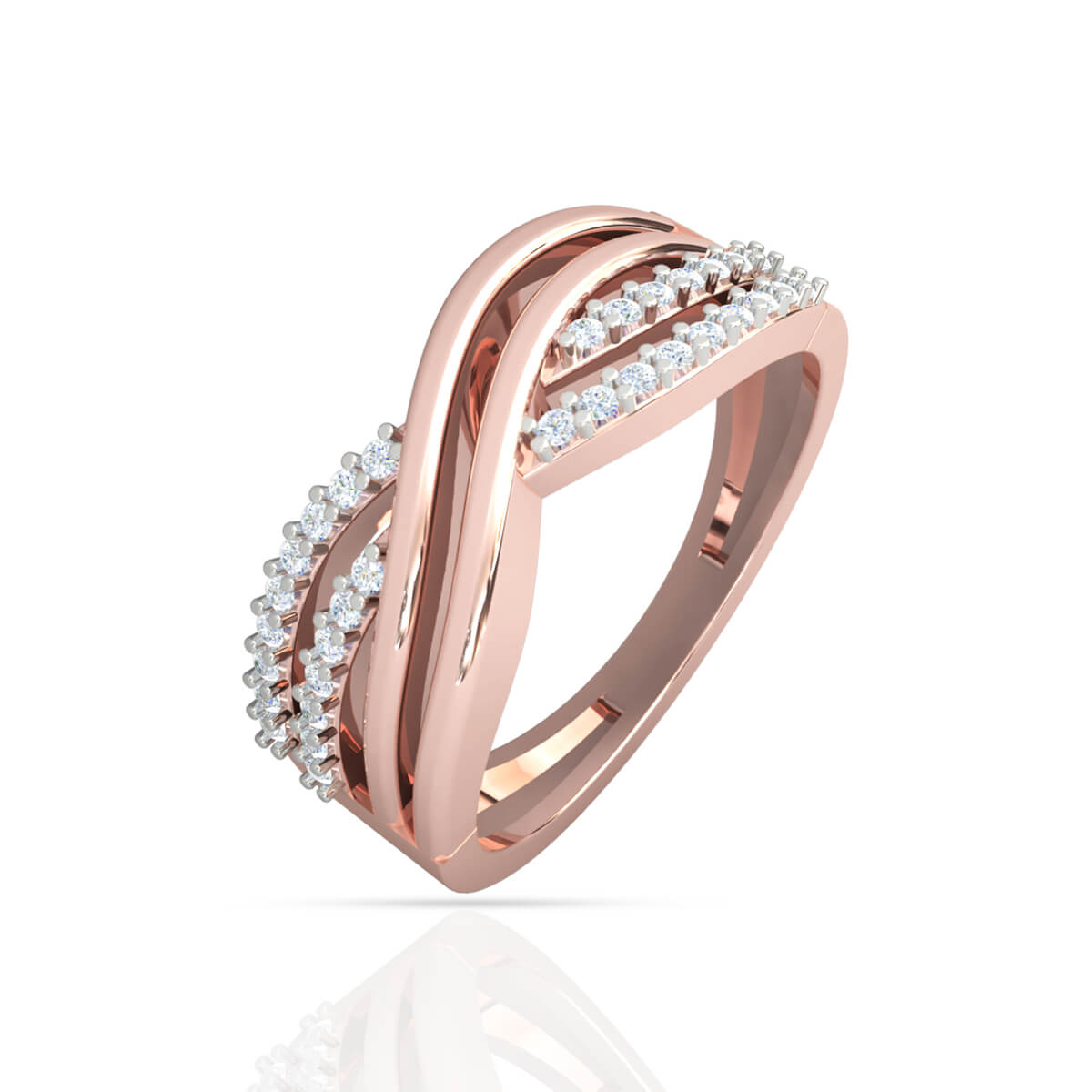 Modern Shine Diamond Ring