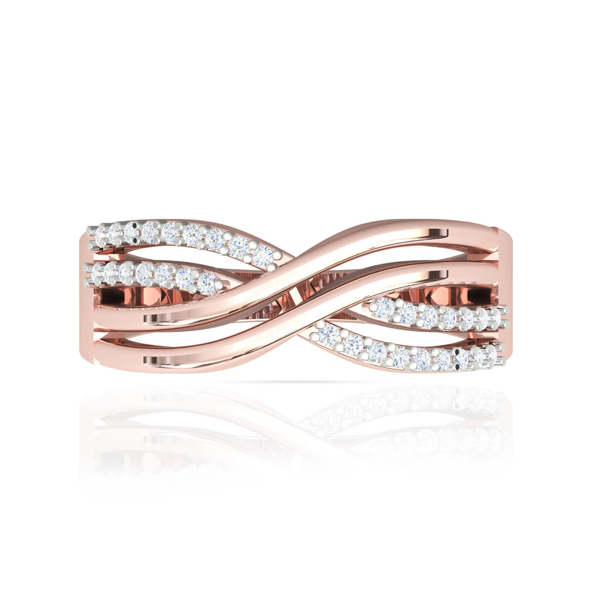 Modern Shine Diamond Ring