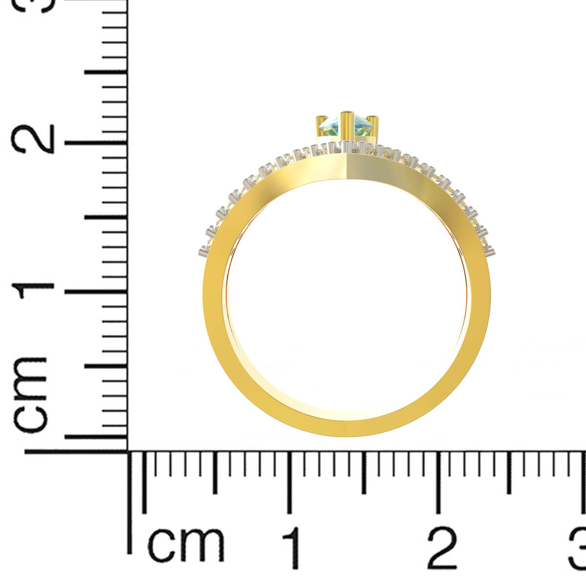 Sleek Harmony Diamond Ring for Women