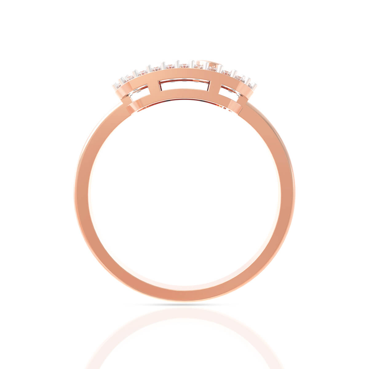 Gleaming Gold Ring with Modern Twist