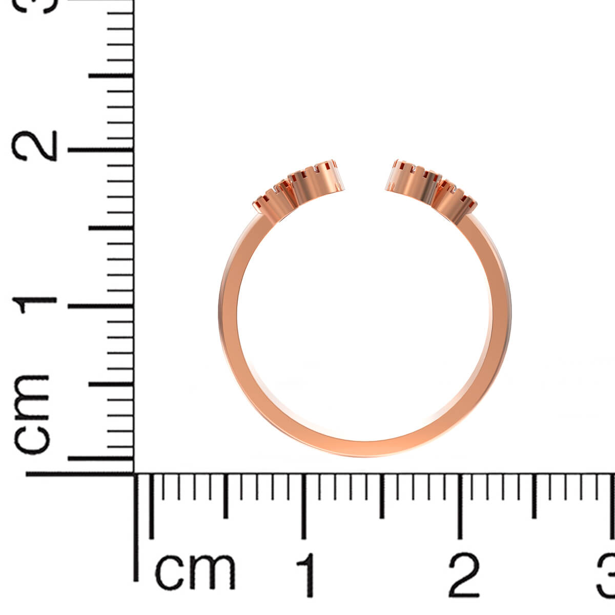 Elegant Petal Charm Diamond Ring for Women