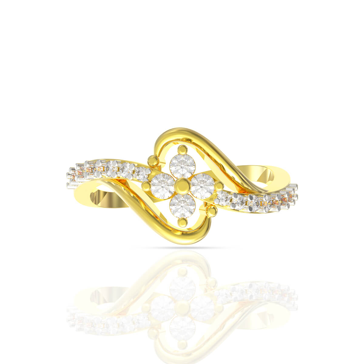 Exquisite Shimmer Diamond Ring for Women