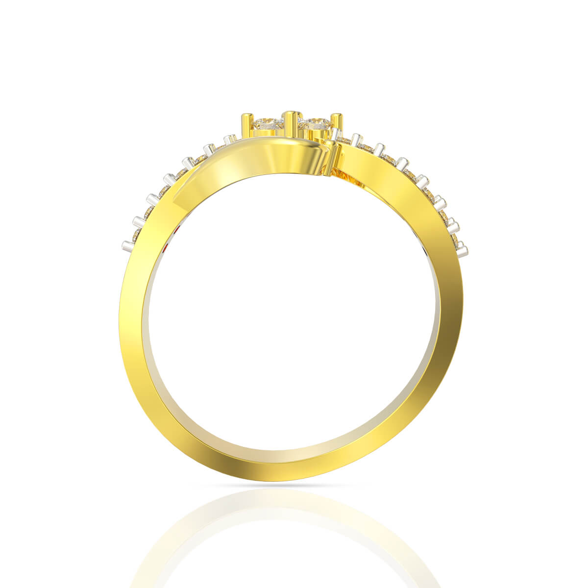 Exquisite Shimmer Diamond Ring for Women