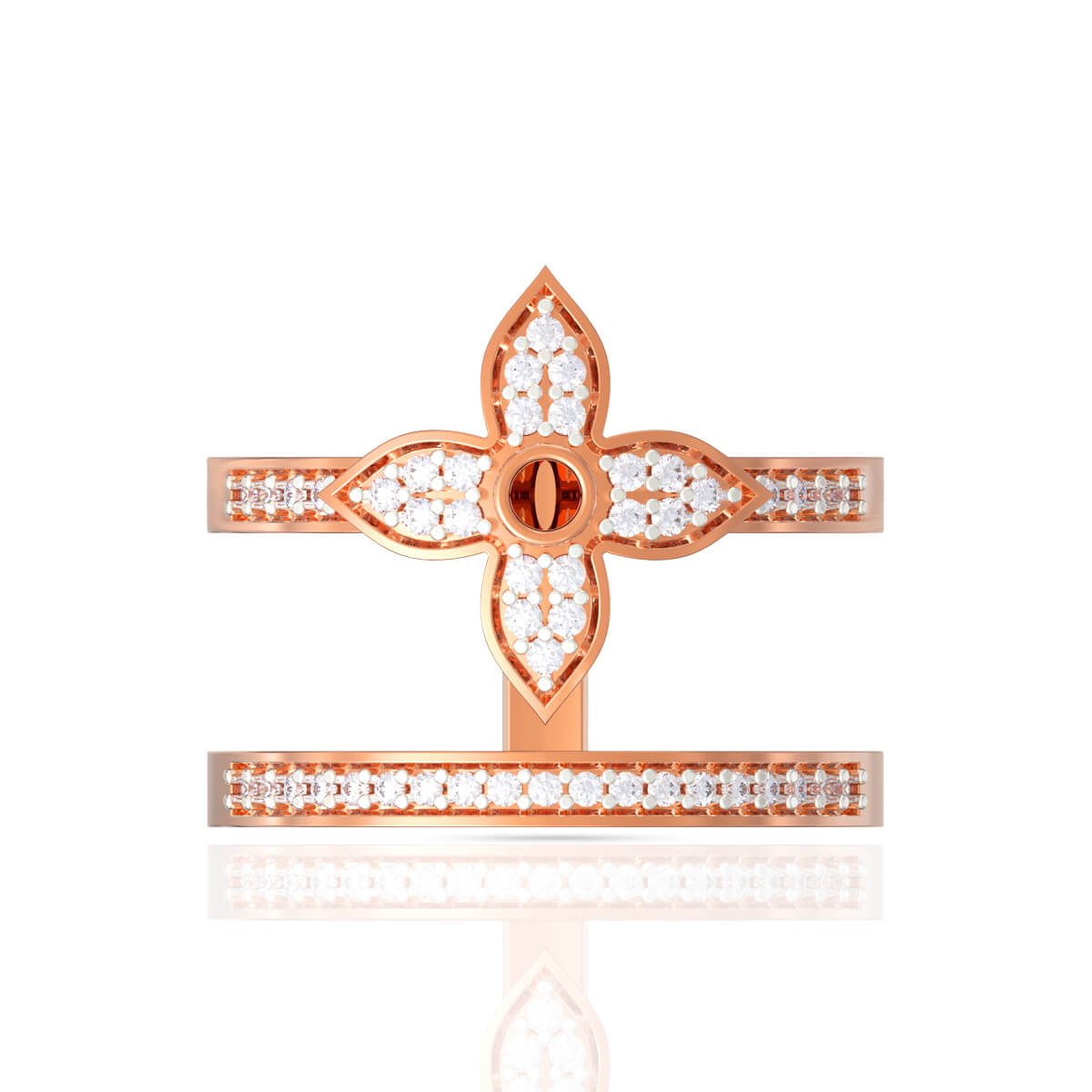 Rosy Clover Grace Ring for Women
