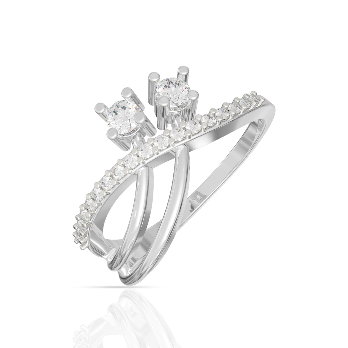 Precious Lustre 18K Diamond Ring
