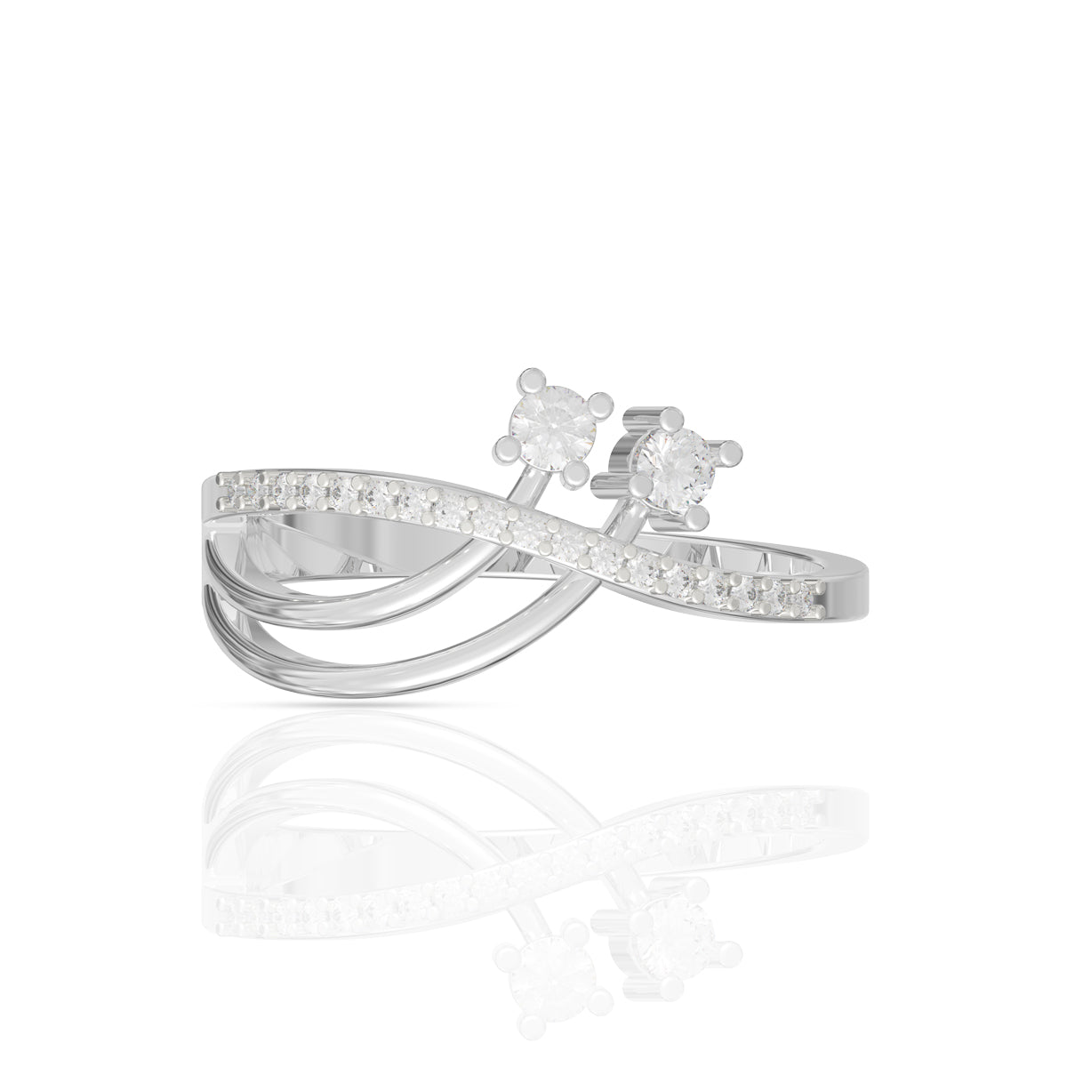 Precious Lustre 18K Diamond Ring