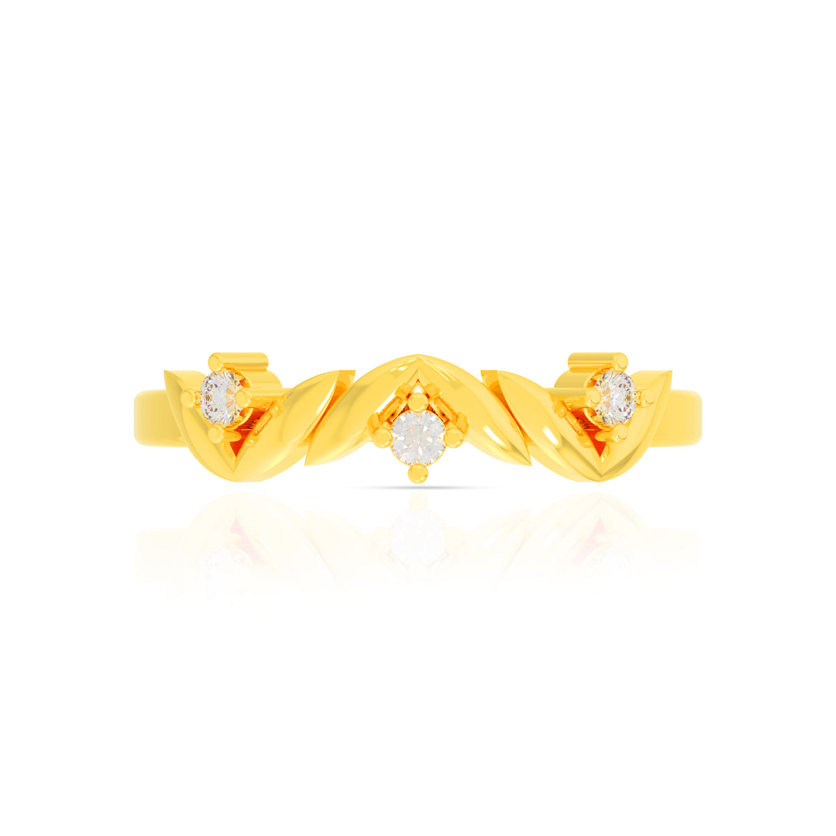 Golden Glow 18K Diamond Ring