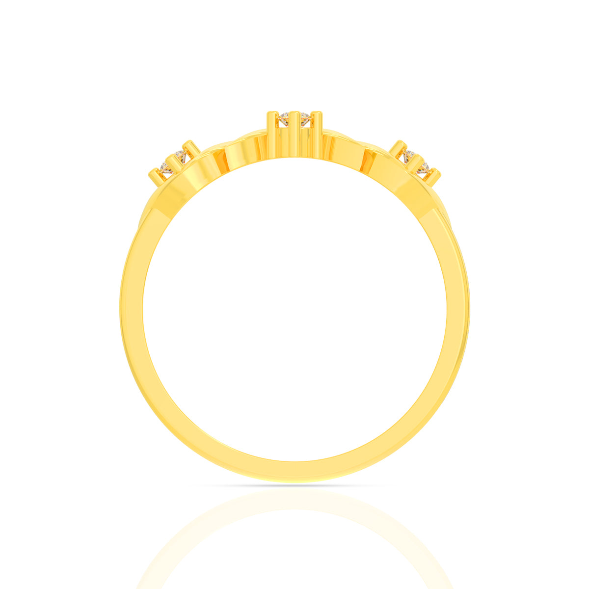 Golden Glow 18K Diamond Ring