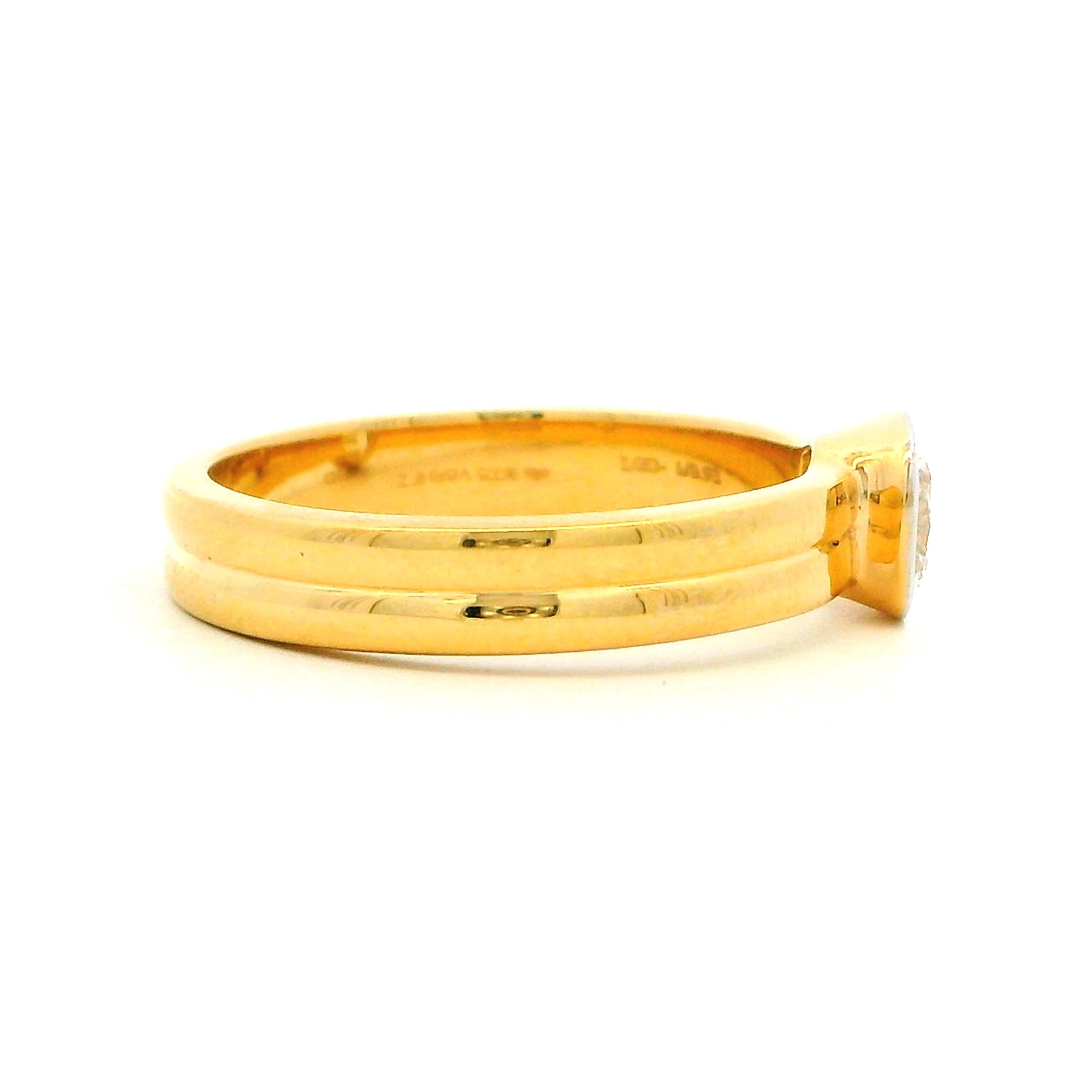 9K Lab Grown Diamond Ring For Men