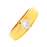 9K Lab Grown Diamond Ring For Men