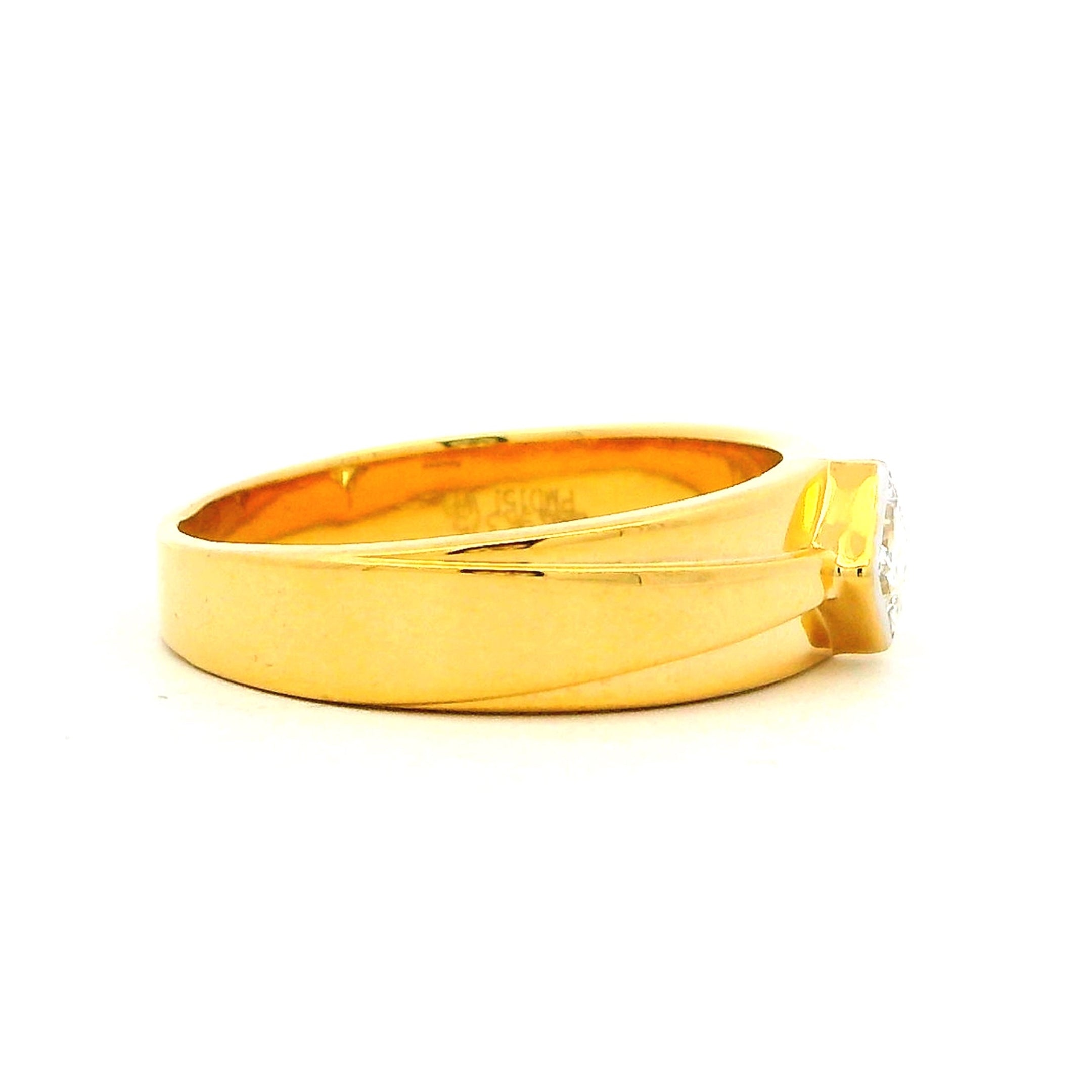 9K Lab Grown Diamond Ring For Men