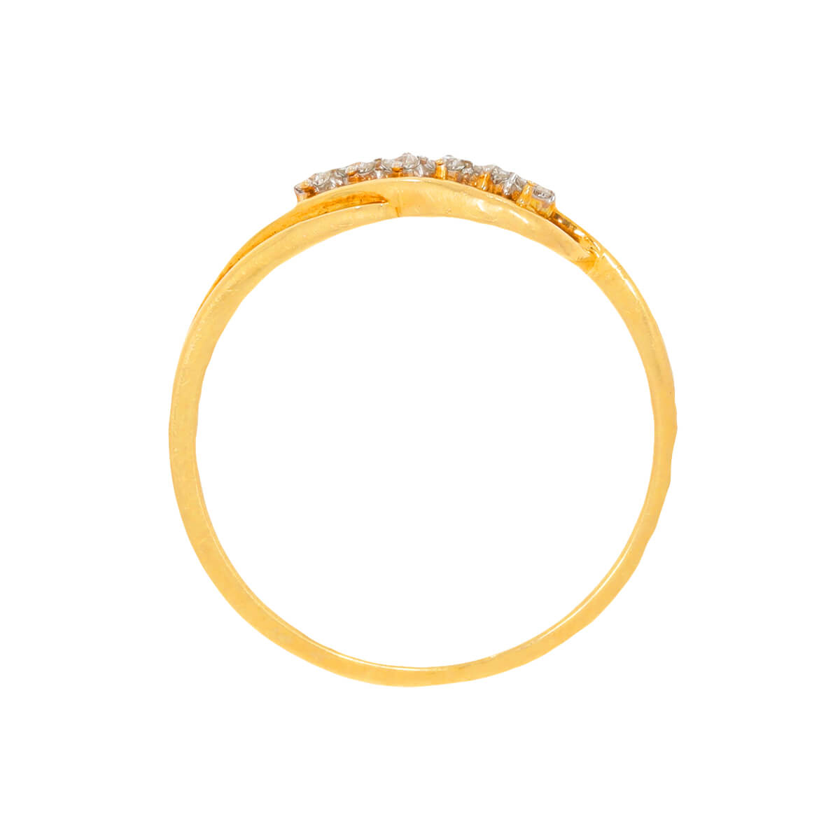 Elegant Swirl Diamond Ring for Women