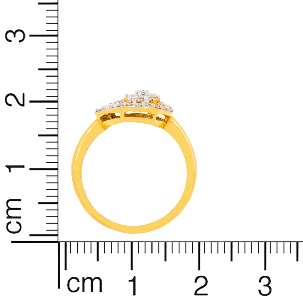 Exquisite Paisley Shine Diamond Ring for Women