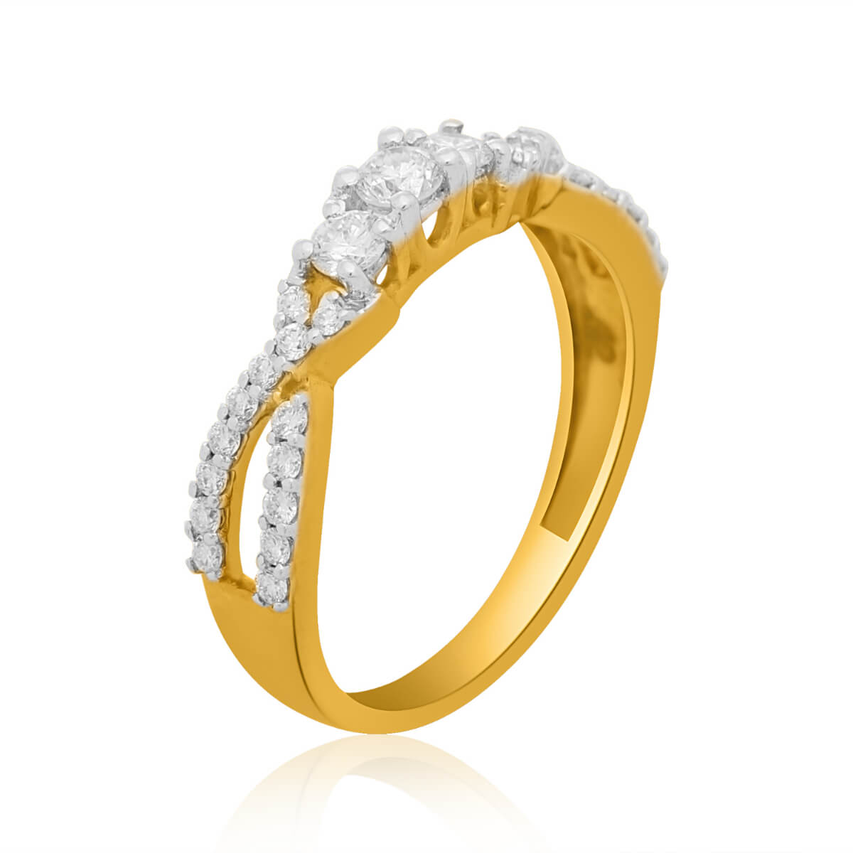 Delicate Glow Diamond Engagement Ring for Women