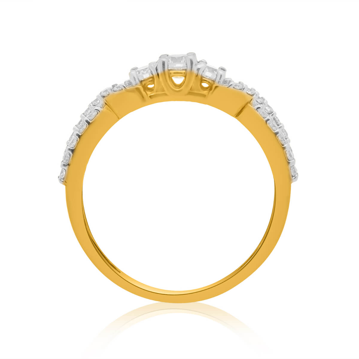 Delicate Glow Diamond Engagement Ring for Women