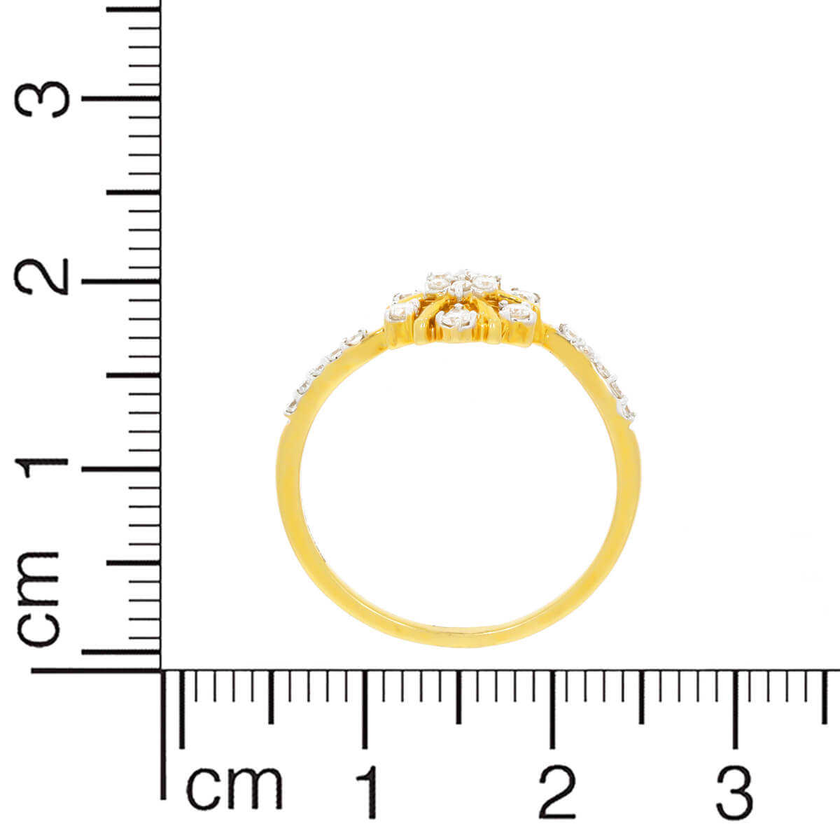 Floral Charm Glow Diamond Ring for Women