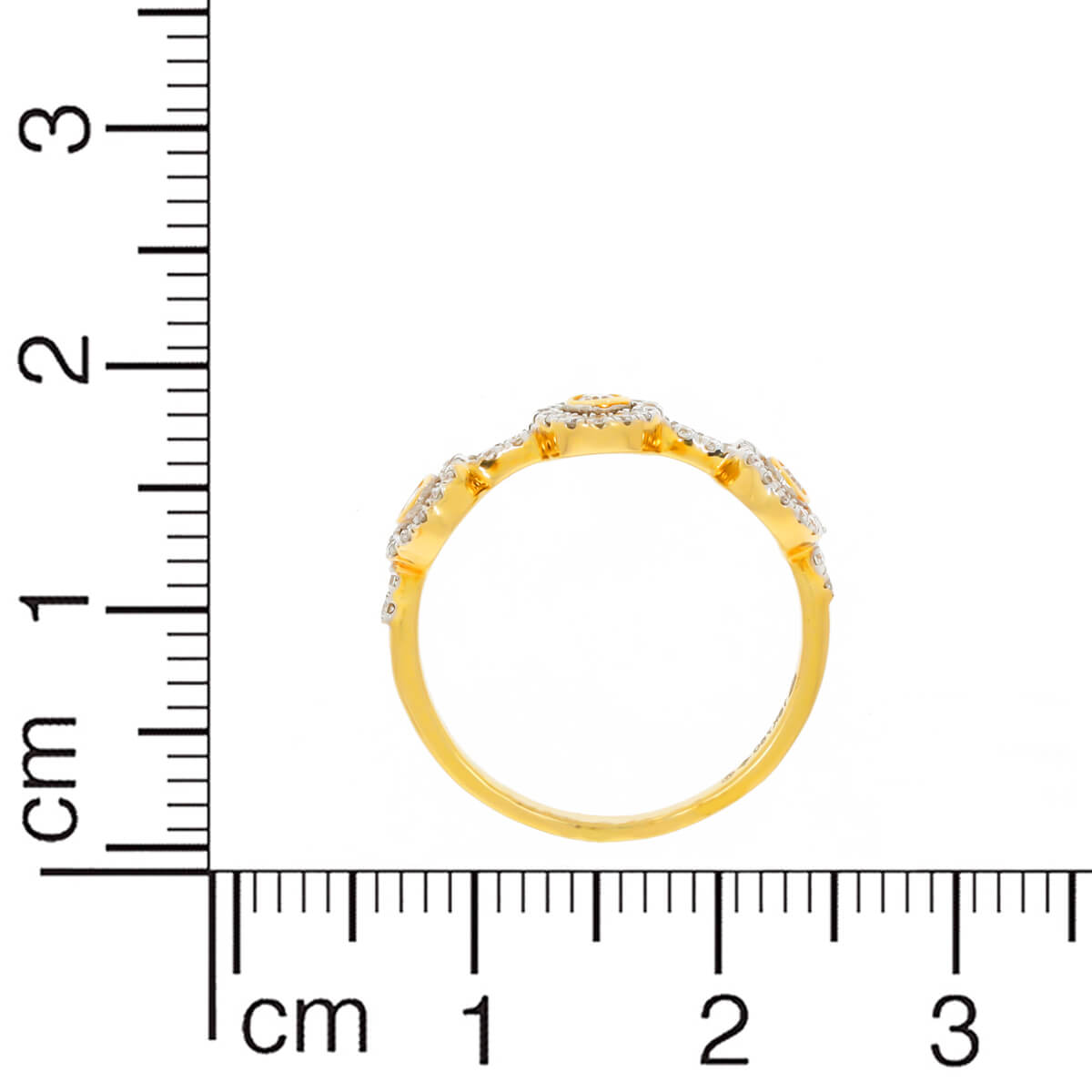 Soft Orb Horizon Diamond Ring for Women