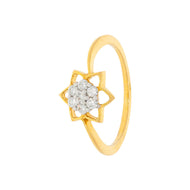 Graceful Floweret Diamond Ring for Women