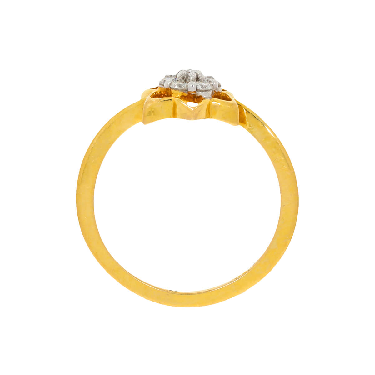 Graceful Floweret Diamond Ring for Women