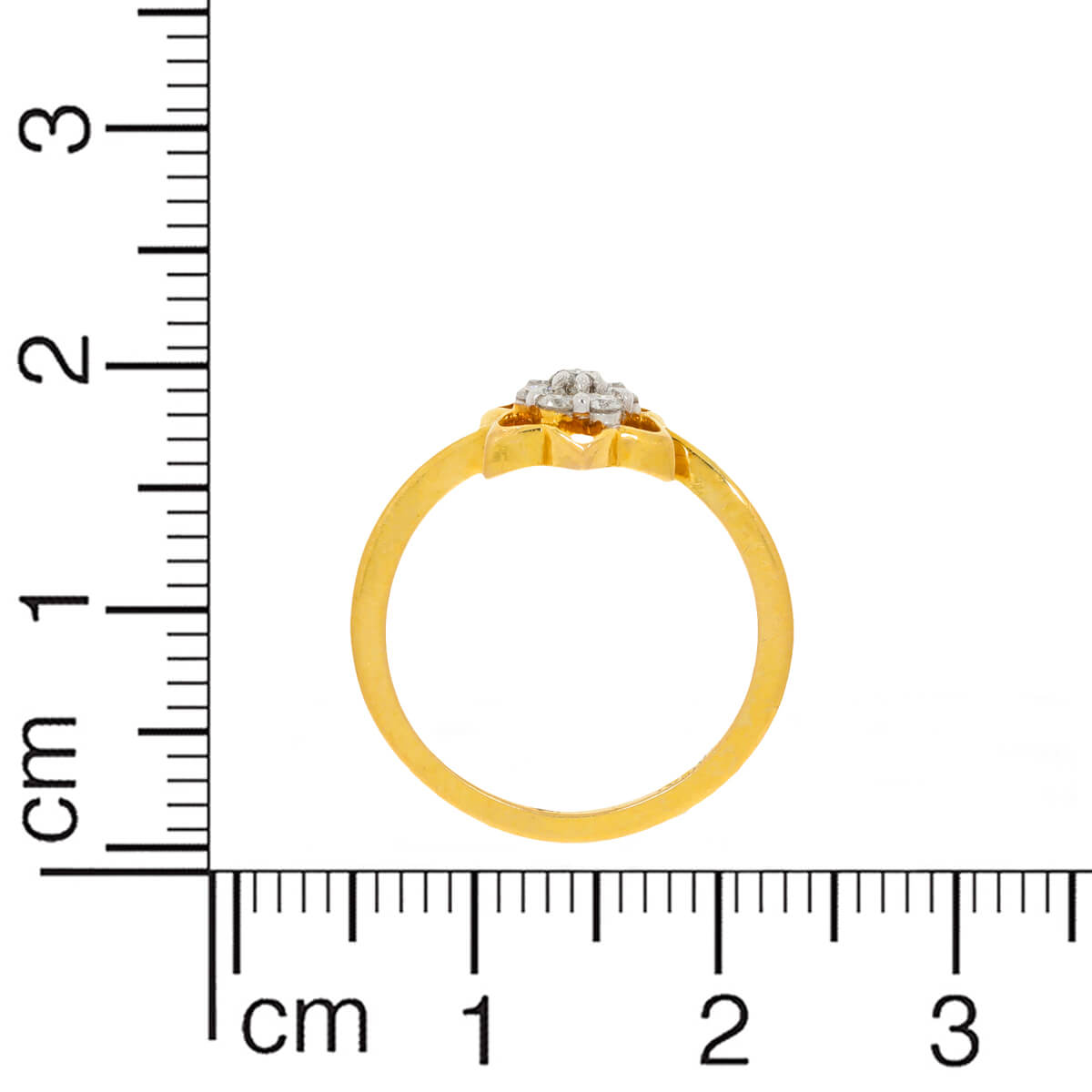 Graceful Floweret Diamond Ring for Women